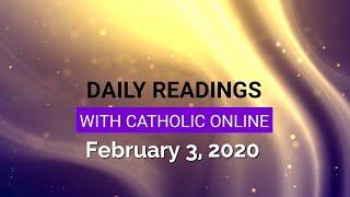 Daily Reading for Monday, February 3rd, 2020 HD