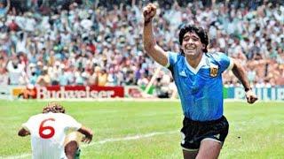 Maradona Top 10 Goals - Hand Of God