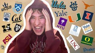 I applied to 21 schools | COLLEGE DECISION REACTIONS 2020