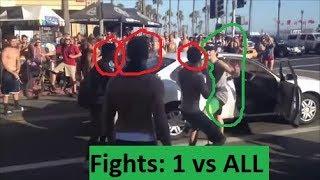 TOP 5 Best street fights knockouts - one vs all