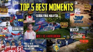 Top 5 Best Moments PMCO Global Final | Pubg Mobile | Day 1 - 3