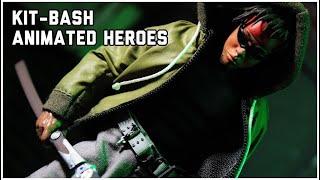 KITBASH: Custom Marvel Legends Animated Heroes Action Figure Review Mezco One 12 Collective Style