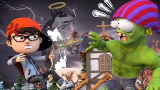 NickHulk and His Friends Destroys Zombie To Revenge Death Dog | Scary Teacher 3D