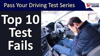 Top 10 reasons people fail their driving test in the UK