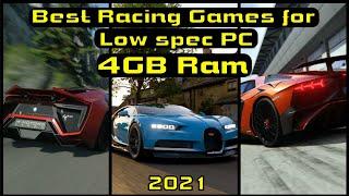 Top 10 Best Racing games for Low End PC (4GB RAM) in 2021