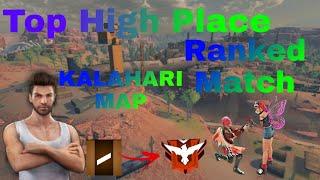 !Kalahari high places!top high please!!new map hide place!Free fire funny moment collection!