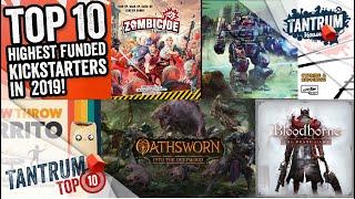 Top 10 Highest Funded Board Games Kicktarter 2019