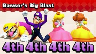 Mario Party The Top 100 MiniGames Wario Vs Waluigi Vs Peach Vs Daisy (Master Difficulty)