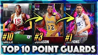 TOP 10 POINT GUARDS IN NBA 2K21 MyTEAM!!