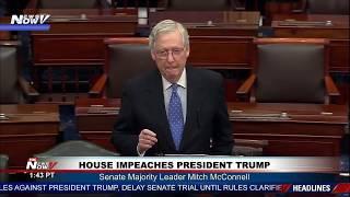 MOST UNFAIR IMPEACHMENT IN HISTORY: Mitch McConnell remarks on Senate floor