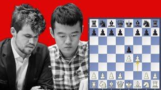 Carlsen with the King's Gambit | Carlsen vs. Ding Liren Game 4 | Magnus Carlsen Invitational Round 7