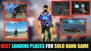 Top 5 Best Landing Place for Solo Rank Pushing in Bermuda Map2021 || Road to Grandmaster || Aniket69