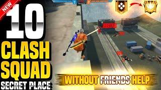 TOP 10 CLASH SQUAD SECRET PLACE IN FREE FIRE | CLASH SQUAD TIPS AND TRICKS BERMUDA REMASTERED