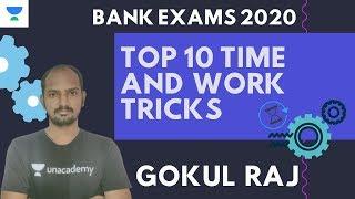 Top 10 Time and Work tricks by Gokul Raj