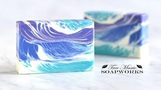 Line Pour Technique, Cold Process Soap, (Technique Video #23)