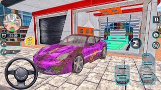 Car Wash Garage Service - Gas Station New Cars Simulator (2020) Best Android Gameplay