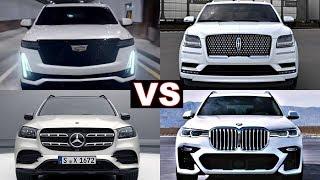 Top 5 Ultra Full-Size Luxury SUVs (2020 - 2021) Escalade vs Navigator vs GLS vs X7 & LX 570 (Review)