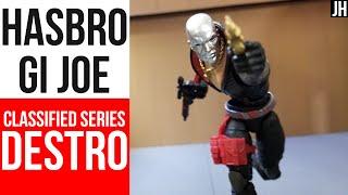 Hasbro 2020 NEW GI Joe Classified Series Destro Figure! FIRST LOOK! POSING! SCALE! COBRA HISS JAWN!