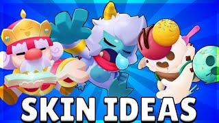 TOP 10 AMAZING NEW SKINS! | Brawl Stars skin ideas episode 24