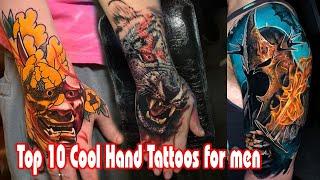 Top 10 Cool Hand Tattoos for men - Full hand