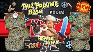 Pro!! How to 3 Star Th12 Popular War Base Vol.02/12本網紅陣破解/5 island Base/GloryClash