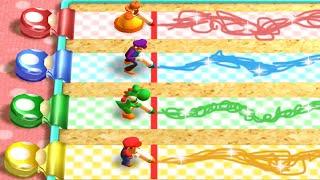 Mario Party The Top 100 MiniGames - Daisy vs Waluigi vs Yoshi vs Mario