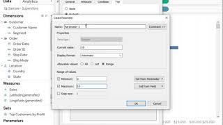 How to Display Top Customers Based on Parameter in Tableau