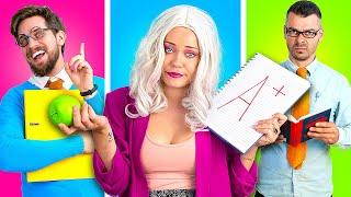 TYPES OF TEACHERS AT SCHOOL – Bad vs Good teacher by La La Life (Music Video)