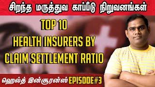 Top 10 health insurance companies by Claim Settlement Ratio - சிறந்த மருத்துவ காப்பீட்டு நிறுவனம்