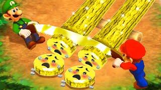 Mario Party The Top 100 MiniGames - Luigi Vs Mario Vs Yoshi Vs Peach (Master Cpu)