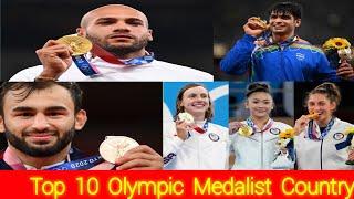 Top 10 country's 2021 Tokyo Olympic