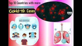 TOP 10 COUNTRIES WITH HIGHEST NUMBER OF COVEED CASES || JAN-JUL || RANKING INSAAN