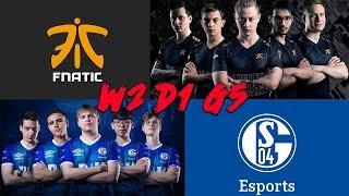 Schalke 04 vs Fnatic | Week 2 Day 1 S10 LEC Spring 2020 | S04 vs FNC W2D1