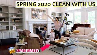 SPRING CLEAN WITH US / HOUSE UPDATE | POWER HOUR SPEED CLEAN | CHARIS ❤️