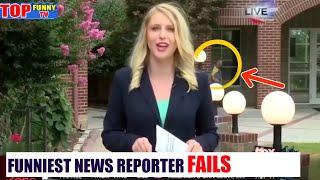 TOP 10 FUNNIEST NEWS REPORTER FAILS | TOP TV