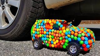Top 10 Crushing Crunchy & Soft Things by Car! - EXPERIMENT: CAR vs M&M, CAR, GUM BALLS and many More