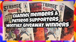 Channel Members & Patreon Supporters Monthly Giveaway Winners Thanks So Much!