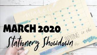 Stationery Showdown | March 2020 Bullet Journal Plan With Me