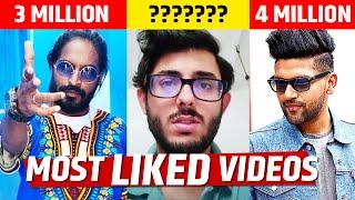 Top 10 Most Liked Videos on Youtube India | Carryminati | Harsh Beniwal