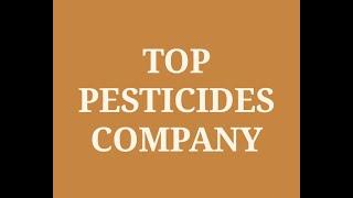 India Top 10 Pesticides Company | Pesticides Manufacturer