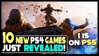 TOP 10 NEW PS4 GAMES JUST REVEALED - ONE OF THEM IS ALSO ON PS5!