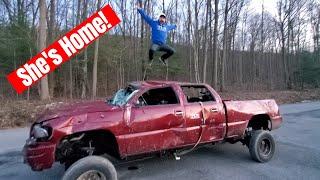 We Picked Up the Whistlin' Diesel Rolled Duramax! Plus a Ride in the AnyLevel F350!