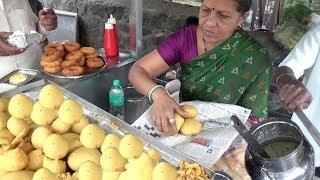 Early Morning Crazy Breakfast in Kolhapur | Mumbai Vada Center | Street Food Kolhapur