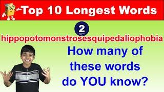 Top 10 Longest WORDS You Probably Never Knew About