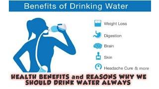 #HealthBenefitsOfDrinkingWATER #HEALTHTips TOP 10 BENEFITS OF DRINKING WATER