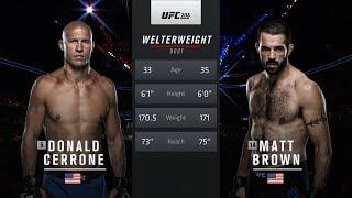 UFC 246 Free Fight: Donald Cerrone vs Matt Brown