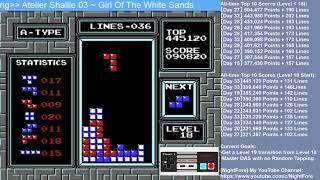 [Tetris]【Day 33】Top 10 ► 321,860 Points ♦ 100 Lines ♦ Level 18 ║Highlight #201║