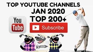 Introducing Youtube's Top Golf Channels In Jan 2020 - There's A Change In The Top 10