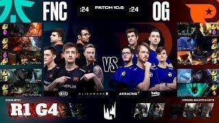 Fnatic vs Origen - Game 4 | Round 1 PlayOffs S10 LEC Spring 2020 | FNC vs OG G4