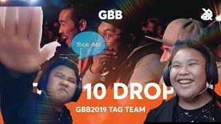 HOLY S&@$$ This is EpIc| Top 10 DropscGBB 2019 Tag Team REACTION!!!